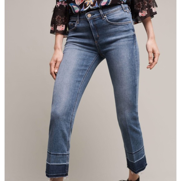 mcguire denim high rise cropped gainsbourg jeans